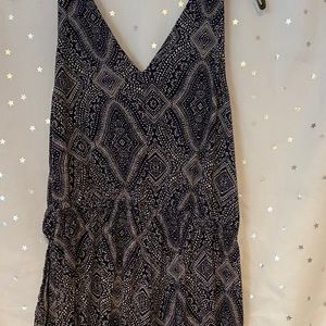 Blue Printed Romper